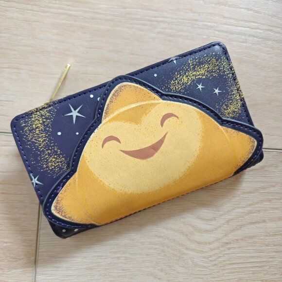 Loungefly Disney Parks Wish Star Glow in Dark Wallet - Picture 2 of 5